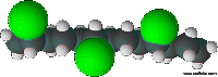 obr.1 - část molekuly polychloroprenu