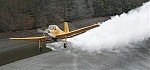 obr.1 - vzdušná distribuce defoliantů